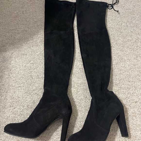 STUART WEITZMAN
Highland Block Heel Suede Over The Knee Boots - Picture 2 of 5